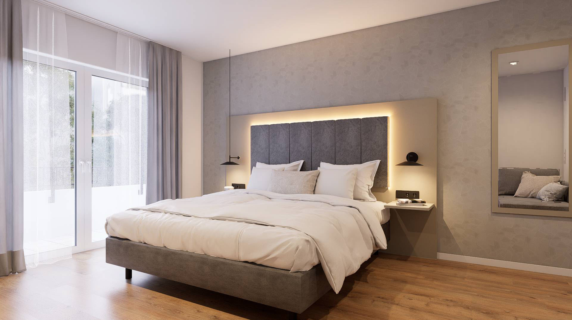 Apartment Schlafzimmer im Gold Palais Hotel